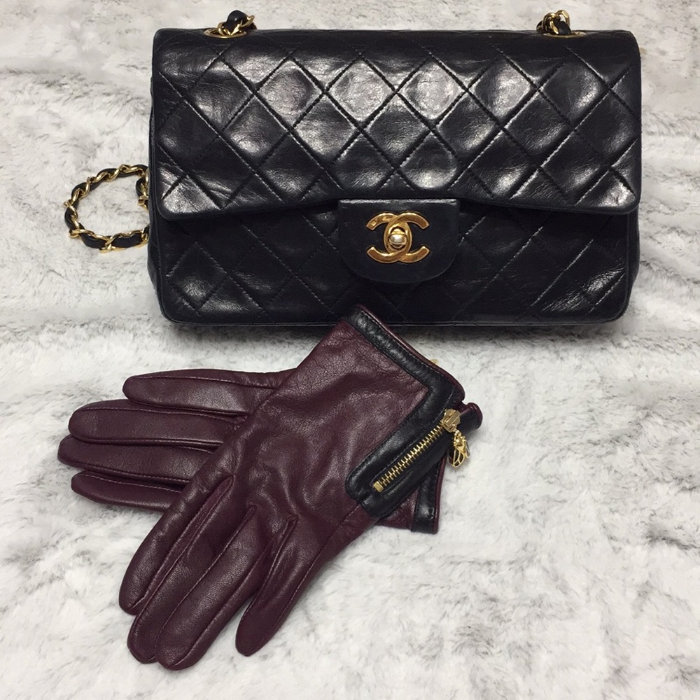 Authentic genuine leather Tory Burch gloves